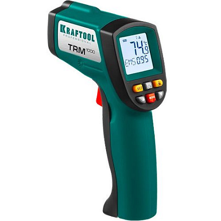 Пирометр инфракрасный (-50°С до +950°С) TRM-1000 KRAFTOOL Пирометр инфракрасный (-50°С до +950°С) TRM-1000 KRAFTOOL