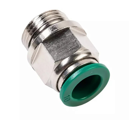 Фитинг цанговый М3/8" 10 мм, с уплотнением, метал. корпус GARWIN Фитинг цанговый М3/8" 10 мм, с уплотнением, метал. корпус GARWIN