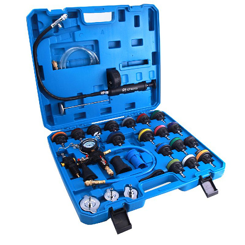 Набор для тестирования герметичности системы охлаждения (в кейсе) 28 предм CAR-TOOL CT-1175A Набор для тестирования герметичности системы охлаждения (в кейсе) 28 предм CAR-TOOL CT-1175A