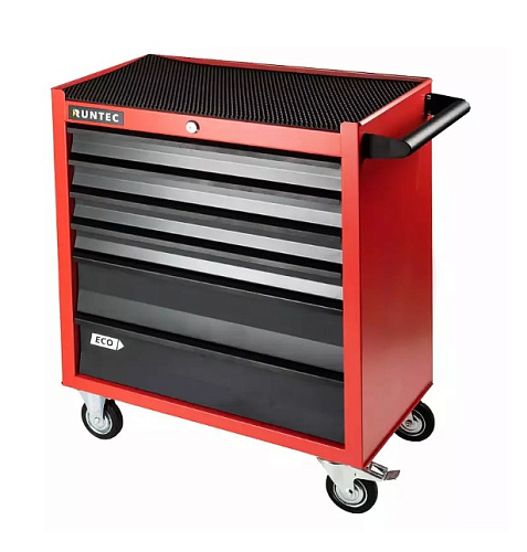 Тележка инструментальная 7 полок, красная RUNTEC ECO Тележка инструментальная 7 полок, красная RUNTEC ECO