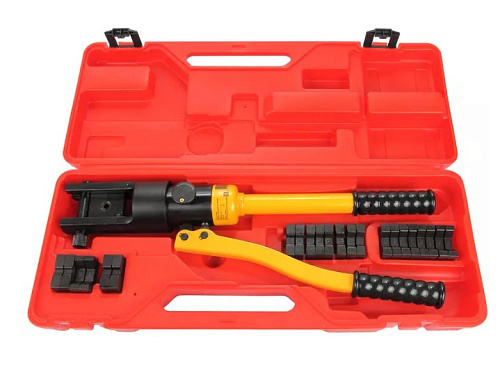 Пресс для обжима клемм гидравлический ручной 300 мм², 9 т ТЕХРИМ Пресс для обжима клемм гидравлический ручной 300 мм², 9 т ТЕХРИМ