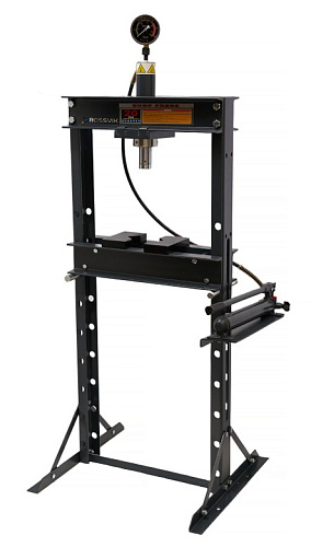 Пресс гидравлический 20 т ручной привод, серый ROSSVIK Пресс гидравлический 20 т ручной привод, серый ROSSVIK