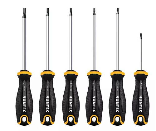 Набор отверток TORX 7 шт. в ложементе EVA RUNTEC Набор отверток TORX 7 шт. в ложементе EVA RUNTEC