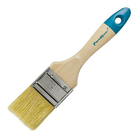 Кисть плоская 50,8 мм (2") натуральная светлая щетина, деревянная ручка Евро Кисть плоская 50,8 мм (2") натуральная светлая щетина, деревянная ручка Евро
