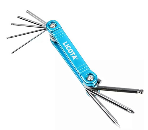 Набор головок торцевых 4-13 мм (1/4") 6 гр., 51 предм., в ложементе Licota Набор головок торцевых 4-13 мм (1/4") 6 гр., 51 предм., в ложементе Licota