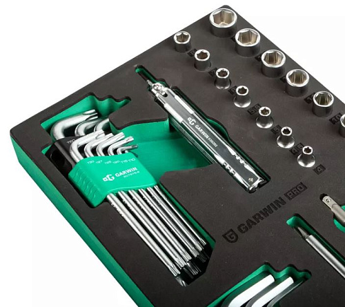 Набор инструмента 21 предм. (1/4") 6-гран. в ложементе EVA GARWIN PRO Набор инструмента 21 предм. (1/4") 6-гран. в ложементе EVA GARWIN PRO