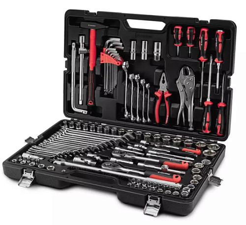Набор инструмента 142 предм. (1/4", 1/2", 3/8") кейс RUNTEC TECHNIC Набор инструмента 142 предм. (1/4", 1/2", 3/8") кейс RUNTEC TECHNIC