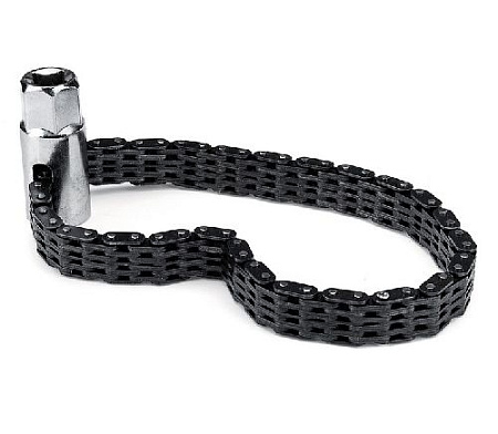 Съемник масляных фильтров цепной 120 мм, 1/2", ключ 24 мм AVS FWC-01 Съемник масляных фильтров цепной 120 мм, 1/2", ключ 24 мм AVS FWC-01