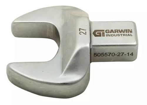 Насадка для ключа динамометрического рожковая 27 мм, 14*18 мм GARWIN Насадка для ключа динамометрического рожковая 27 мм, 14*18 мм GARWIN