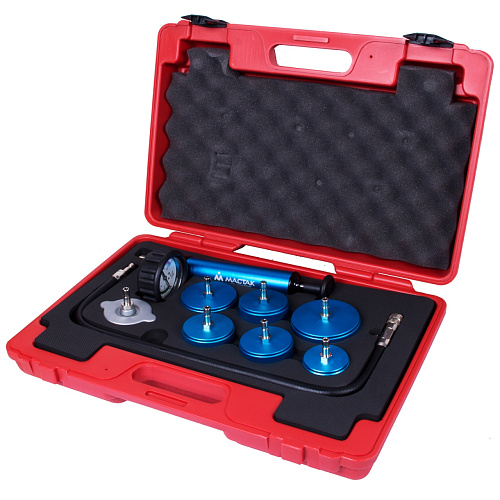 Набор для тестирования герметичности системы охлаждения двигателей грузовых автомобилей МАСТАК Набор для тестирования герметичности системы охлаждения двигателей грузовых автомобилей МАСТАК