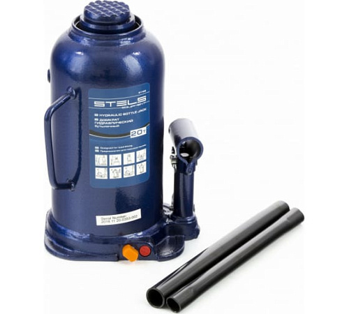 Домкрат бутылочный 20 т 235-445 мм STELS Домкрат бутылочный 20 т 235-445 мм STELS