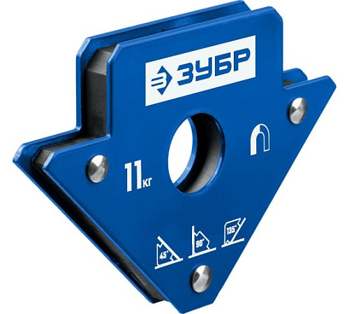 Угольник магнитный для сварочных работ ЗУБР УМ-3 до 11 кг Угольник магнитный для сварочных работ ЗУБР УМ-3 до 11 кг