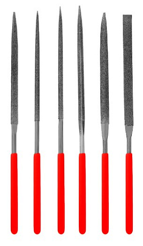 Набор надфилей алмазных 140*70*3 мм (6 шт) MATRIX MASTER Набор надфилей алмазных 140*70*3 мм (6 шт) MATRIX MASTER