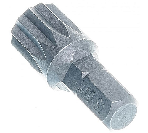 Бита Spline М10 L=25 мм (1/4" HEX) JTC Бита Spline М10 L=25 мм (1/4" HEX) JTC
