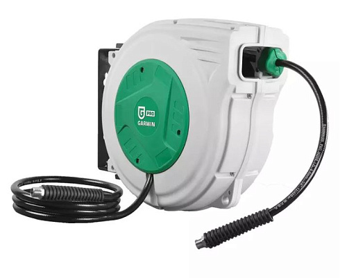 Катушка пневмошланга 6/10 мм, 15 м, 1/4" GARWIN Катушка пневмошланга 6/10 мм, 15 м, 1/4" GARWIN