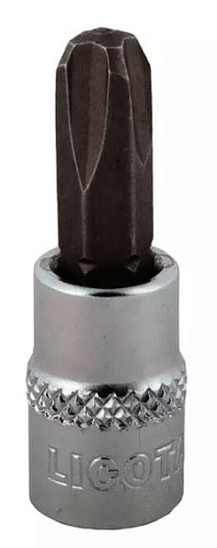 Головка торцевая со вставкой 1/4" PH №2, 37 мм Licota Головка торцевая со вставкой 1/4" PH №2, 37 мм Licota