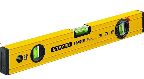 Уровень 400 мм усиленный профиль с поворотным глазком STAYER LEADER Уровень 400 мм усиленный профиль с поворотным глазком STAYER LEADER