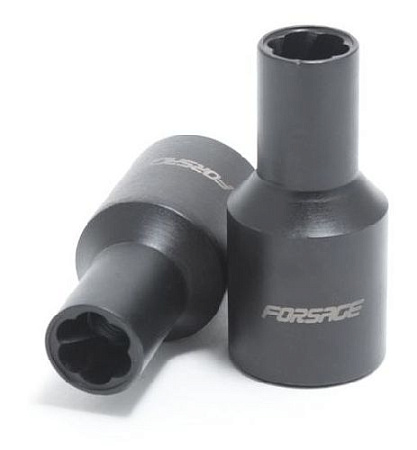 Головка-экстрактор для поврежденных болтов и гаек 13 мм 1/2" Forsage F-90613 Головка-экстрактор для поврежденных болтов и гаек 13 мм 1/2" Forsage F-90613