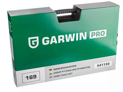 Набор инструмента 169 предм. (1/2", 1/4") в разборном кейсе GARWIN Набор инструмента 169 предм. (1/2", 1/4") в разборном кейсе GARWIN