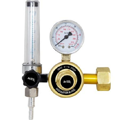 Регулятор VARTEG УРГ-40 (Cu) (аргоновый/углекислотный, 1 манометр, 1 ротаметр, вентиль) Регулятор VARTEG УРГ-40 (Cu) (аргоновый/углекислотный, 1 манометр, 1 ротаметр, вентиль)