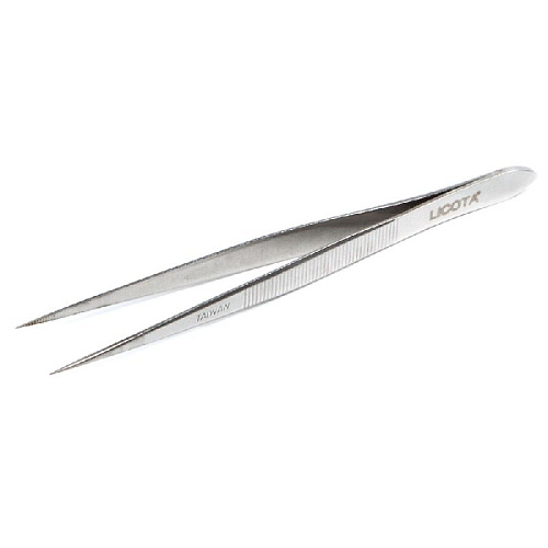 Пинцет 115 мм прямой, рифленый Licota Пинцет 115 мм прямой, рифленый Licota