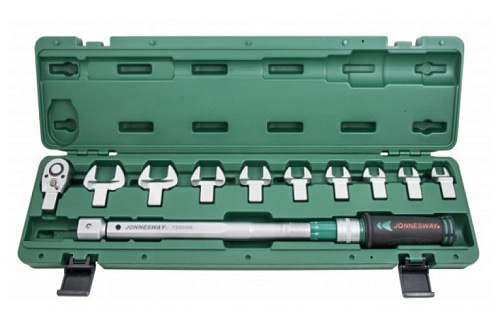Ключ динамометрический 14*18 мм 40-200 Нм с насадками (11 предм.) JONNESWAY T30200NS Ключ динамометрический 14*18 мм 40-200 Нм с насадками (11 предм.) JONNESWAY T30200NS