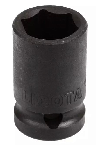 Головка торцевая ударная 1/2" 17 мм, 6 гр., CrMo Licota Головка торцевая ударная 1/2" 17 мм, 6 гр., CrMo Licota