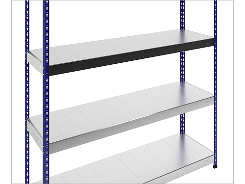 Стеллаж металлический SB 200x183x61/4 c оцинкованным настилом Стеллаж металлический SB 200x183x61/4 c оцинкованным настилом