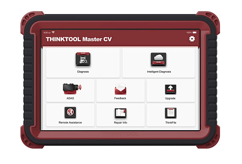 Сканер THINKTOOL Master CV, грузовой/спецтехника, 10", KWP2000, CAN, программирование Сканер THINKTOOL Master CV, грузовой/спецтехника, 10", KWP2000, CAN, программирование