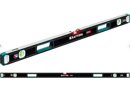 Уровень 1500 мм, точность 0.3 мм/м, с инновационным зеркальным глазком KRAFTOOL A-RATE CONTROL Уровень 1500 мм, точность 0.3 мм/м, с инновационным зеркальным глазком KRAFTOOL A-RATE CONTROL