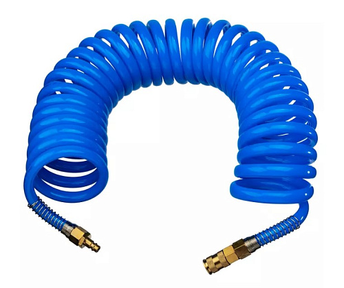 Шланг спиральный воздушный 10 м (12*16 мм) PU GARWIN Шланг спиральный воздушный 10 м (12*16 мм) PU GARWIN