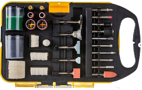 Набор мини-насадок для граверов 71 предм. в кейсе STAYER Набор мини-насадок для граверов 71 предм. в кейсе STAYER