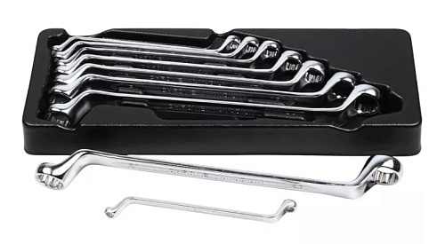 Набор ключей накидных 6-24 мм (9 предм) в ложементе ПВХ Licota Набор ключей накидных 6-24 мм (9 предм) в ложементе ПВХ Licota