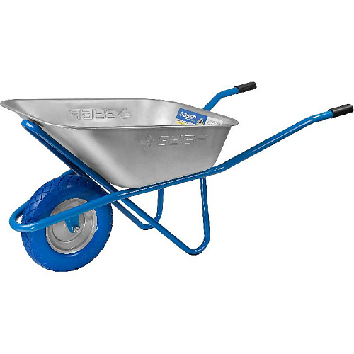 Тачка строительная 110 л, 220 кг, 1- колесная ЗУБР Профессионал Тачка строительная 110 л, 220 кг, 1- колесная ЗУБР Профессионал