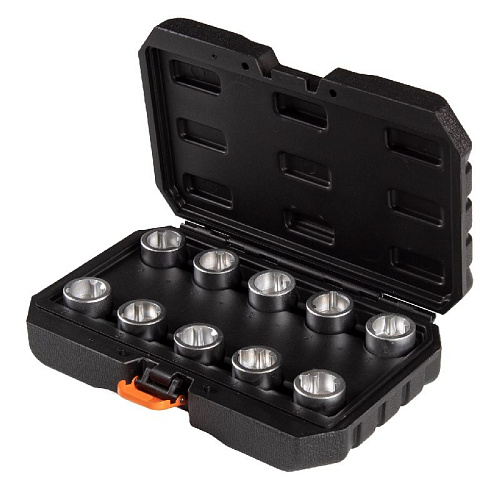 Набор головок для секреток колесных дисков LAND ROVER 10 предм. AFFIX Набор головок для секреток колесных дисков LAND ROVER 10 предм. AFFIX