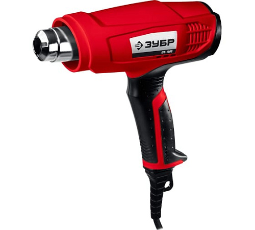 Фен технический 1600 Вт, 2 режима, 3 насадки ЗУБР ФТ-1600 Фен технический 1600 Вт, 2 режима, 3 насадки ЗУБР ФТ-1600