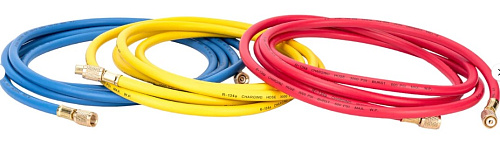 Шланги для подключения системы кондиционирования к заправочной установке 3 м, 1/4" CAR-TOOL Шланги для подключения системы кондиционирования к заправочной установке 3 м, 1/4" CAR-TOOL