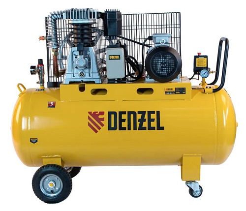 Компрессор масляный ременной 200 л, 4,0 кВт, 690 л/мин, 10 бар, 380 В Denzel BCI4000-T/200 Компрессор масляный ременной 200 л, 4,0 кВт, 690 л/мин, 10 бар, 380 В Denzel BCI4000-T/200