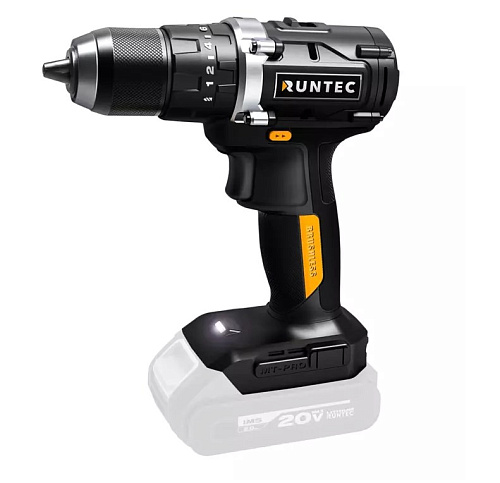 Дрель-шуруповерт аккумуляторная ударная 20 В, 55 Нм, без АКБ, бесщеточный двиг. RUNTEC PRO Дрель-шуруповерт аккумуляторная ударная 20 В, 55 Нм, без АКБ, бесщеточный двиг. RUNTEC PRO