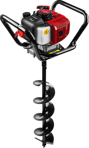Мотобур (бензобур) со шнеком, d=60-200 мм, 52 см3, 1 оператор, ЗУБР Мотобур (бензобур) со шнеком, d=60-200 мм, 52 см3, 1 оператор, ЗУБР