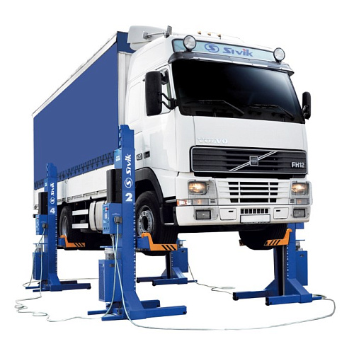 Подъемник передвижной электрогидравлический г/п 24 т, 4 стойки СИВИК ПГП-24000/4 Подъемник передвижной электрогидравлический г/п 24 т, 4 стойки СИВИК ПГП-24000/4