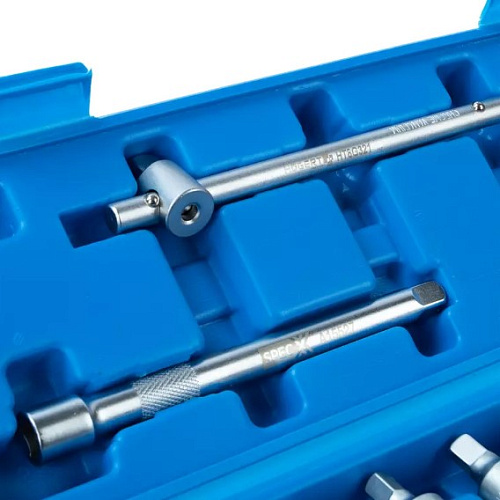 Набор головок для отворачивания масляных пробок 23 предм SpecX Набор головок для отворачивания масляных пробок 23 предм SpecX