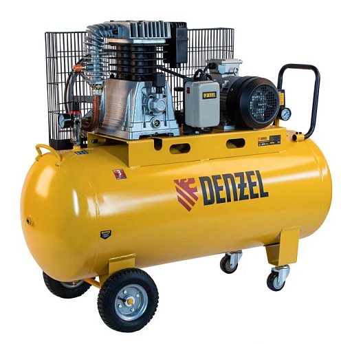 Компрессор масляный ременной 200 л, 4,0 кВт, 690 л/мин, 10 бар, 380 В Denzel BCI4000-T/200 Компрессор масляный ременной 200 л, 4,0 кВт, 690 л/мин, 10 бар, 380 В Denzel BCI4000-T/200