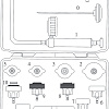 Набор для тестирования герметичности системы охлаждения (в кейсе) 14 предм JTC Набор для тестирования герметичности системы охлаждения (в кейсе) 14 предм JTC