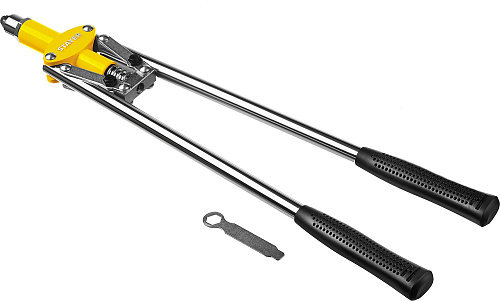 Заклепочник двуручный для вытяжных заклепок 3,2-4,8 мм, 530 мм STAYER MX-48 Заклепочник двуручный для вытяжных заклепок 3,2-4,8 мм, 530 мм STAYER MX-48