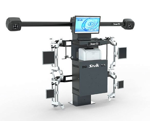 Стенд регулировки углов установки колес Зенит-3D SIVIK М2ПС (ямный, с подвесным кабинетом) Стенд регулировки углов установки колес Зенит-3D SIVIK М2ПС (ямный, с подвесным кабинетом)