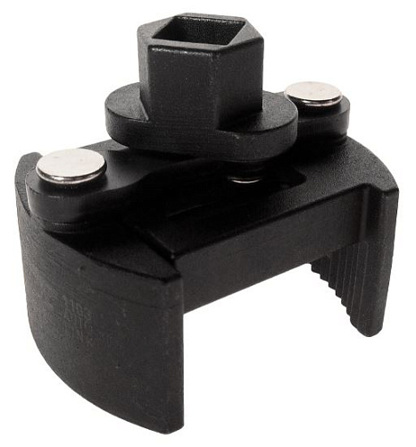 Съемник масляных фильтров двухпозиционный 60-80 мм, 1/2", ключ 21 мм JTC Съемник масляных фильтров двухпозиционный 60-80 мм, 1/2", ключ 21 мм JTC