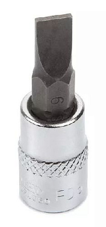 Головка торцевая со вставкой 1/4" SL6, 37 мм Licota Головка торцевая со вставкой 1/4" SL6, 37 мм Licota