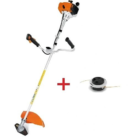 Бензотриммер (мотокоса) STIHL FS 120, DM 250-3, двойной ремень +головка AutoCut 27-2 Бензотриммер (мотокоса) STIHL FS 120, DM 250-3, двойной ремень +головка AutoCut 27-2