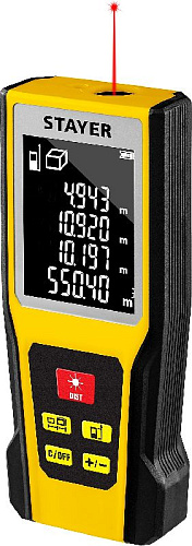 Дальномер лазерный 60 м, точность 2 мм STAYER Дальномер лазерный 60 м, точность 2 мм STAYER